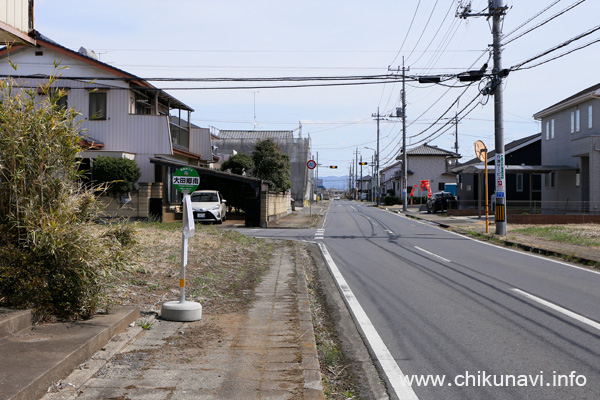 筑西市地域内運行バス 大田郷南 バス停留所