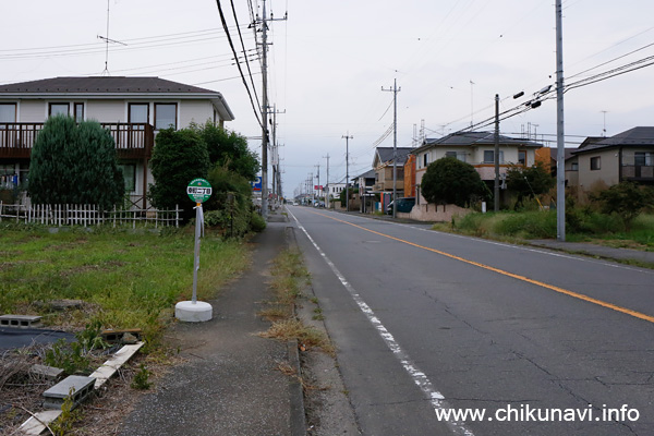 筑西市地域内運行バス 幸町二丁目 バス停留所