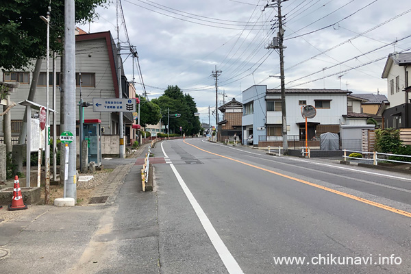 筑西市道の駅循環バス 本城町北 バス停留所