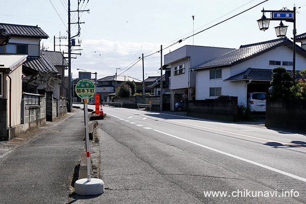 筑西・下妻広域連携バス 関本下町 バス停留所