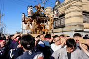 下館大町通り筑西だるま市新春神輿渡御