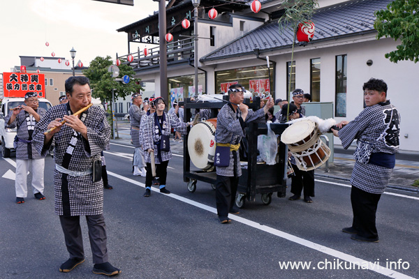下館祇園まつり お囃子の皆さん [2025年7月26日撮影]
