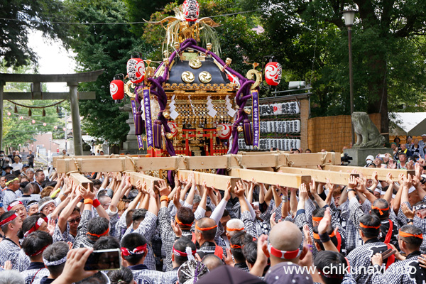 下館祇園まつり 明治神輿 [2025年7月27日撮影]