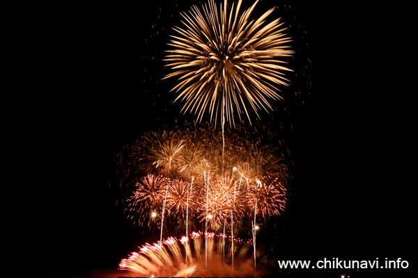 ちくせい花火大会 [2025年10月18日撮影]