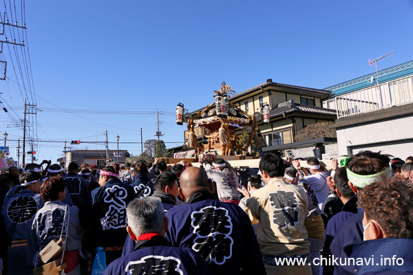 下館大町通り筑西だるま市 新春神輿渡御 [2026年1月12日撮影]