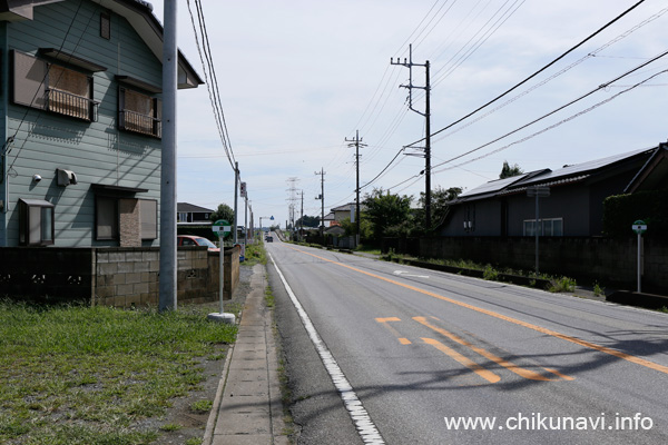 筑西市広域連携バス/筑西市地域内運行バス 蕨 バス停留所