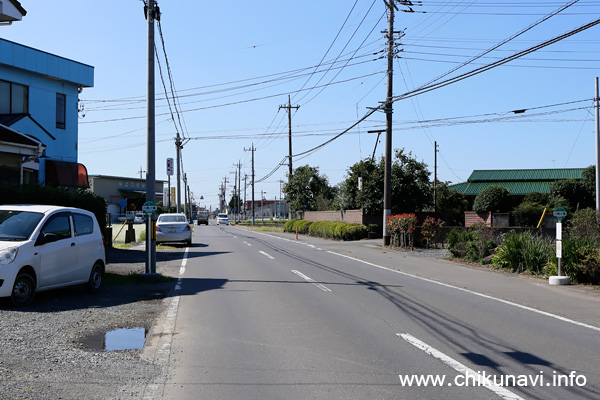 筑西市地域内運行バス 川島小東 バス停留所