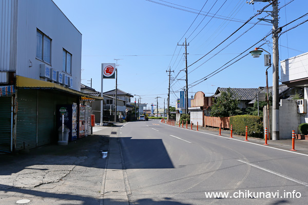 筑西市地域内運行バス 小川下 バス停留所