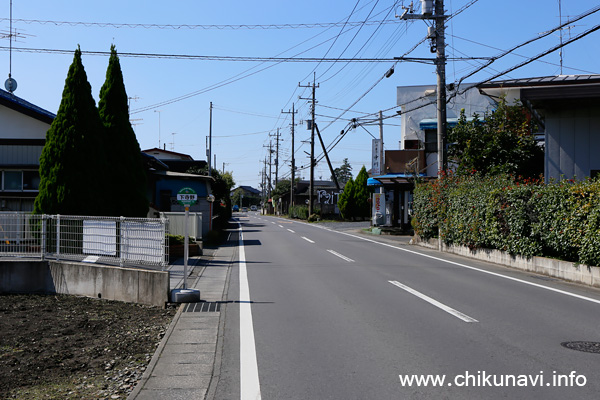 筑西市地域内運行バス 下寺野 バス停留所